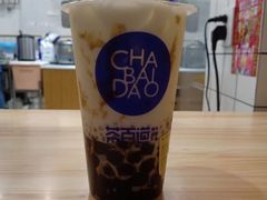 黑糖青蛙撞奶-茶百道(二七万达店)