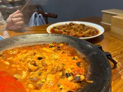八爪鱼微辣-红辣椒八爪鱼特色韩国料理