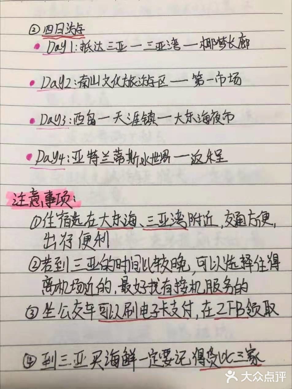 作为一个三亚当地大学生，为红薯们熬夜整理了一份超级详