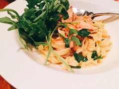 宽意面配三文鱼-La Strada(安福路店)