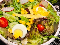 火龙果秋葵沙拉-黑牛の場烤肉(摩天活力城店)