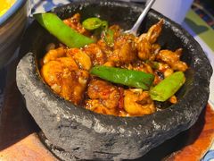 石锅杭椒牛蛙-桂满陇天书(南京德基旗舰店)