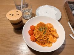 罗勒鲜虾阳光番茄意面-G+KITCHEN·西餐·手作(时代广场店)