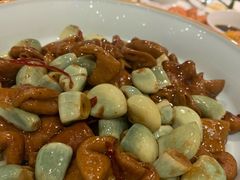 腊八蒜烧肥肠-福海居烤鸭店(鸟巢店)