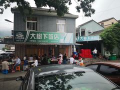 门面-大树下饭店(春晓镇慈岙社区卫生服务站南)