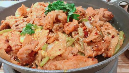 河西金鹰八楼干锅牛蛙真是hin好吃啊已经吃过好几次了牛蛙拼鸡翅美味