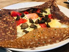 鸡蛋蘑菇熏肉荞麦可丽饼-RAC BAR(安福路店)