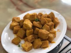 咸蛋黄炒茄子-李师傅脆肚(梅林店)