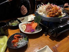 金枪鱼五花肉辣白菜锅-三月居酒屋(青年大街店)