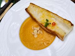 香浓奶油南瓜汤-喜洲吧·江畔老船厂·庭院餐厅(喜临院店)