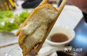 Grilled Stinky Tofu on Steamed Bun Slices