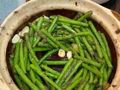 铁板虾酱啫豆角-天宝食坊·啫啫煲大排档(西华路店)