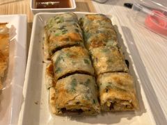 葱饼卷牛肉-台北楚楚园馅饼粥(虹桥南丰城店)