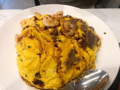 滑蛋牛肉虾仁米饭-有章牛杂(石厦店)