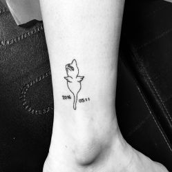 脚踝-墨無界刺青TATTOO
