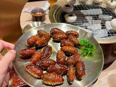 烤蚕蛹-西塔拾玖泥炉烤肉·活鳗(芝麻街店)