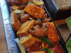 包浆豆腐烧肥肠-雀舞云南菜(乐客城店)