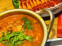 锅辛拉面-青瓦炭韩潮烤肉(花园道店)