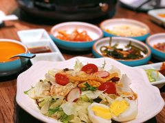 -明洞阿姨·韩式酱蟹烤肉·创意料理(三元桥店)