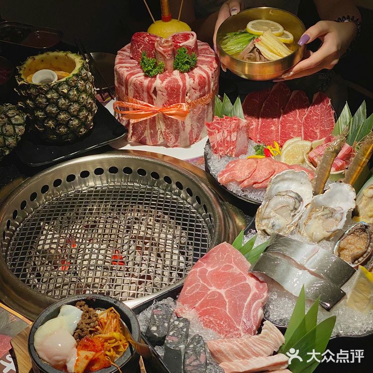 广州探店｜天河CBD人均200💰和牛海鲜放题烤肉🥩