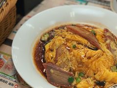 虾仁叉烧双拼滑蛋饭-旺记冰室(九龙中心大厦店)