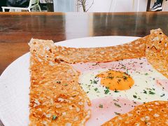 巴黎火腿鸡蛋芝士蘑菇可丽饼-RAC BAR(安福路店)