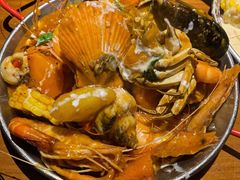 手抓海鲜冬阴功味-仓库南洋海鲜小排档(柳河路店)