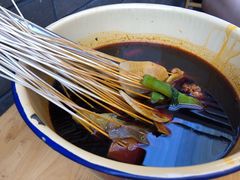 辣卤串串-拈签一笑黄牛肉辣卤串串