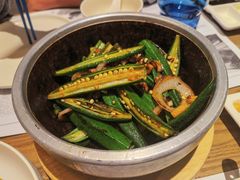 小炒秋葵-小大董·烤鸭(凤凰汇店)