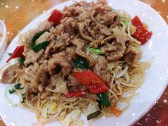 赤肉炒咸面线-正宗普宁豆干坊·洪记砂锅粥(红领巾路店)