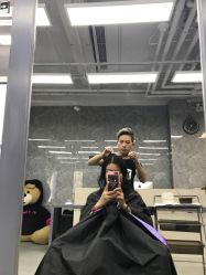 -INS羽毛接发·巴黎画染