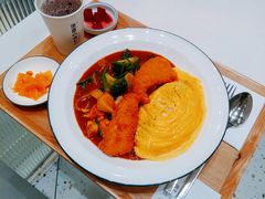 炸鱼排蛋包饭-池奈·咖喱蛋包饭(熙地港店)