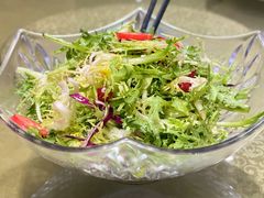 炝拌苦菊豆油皮-刘胖子家常菜·蹄花焖藕(江汉路总店)