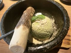 石烧抹茶冰淇淋-烧肉达人•炭火烧肉(新天地店)