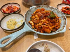 泡菜炒鱿鱼-쌍화점 霜花店·朝鲜族料理(徐家汇店)