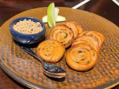 榛果花生鸭肝酱葱油饼-杭州西子湖四季酒店·金沙厅