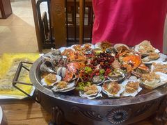 -东来菜馆•手抓海鲜家常菜•海鲜锅贴(鸽子窝店)