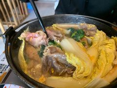 秘制进口肥牛寿喜锅-一道浪居酒屋