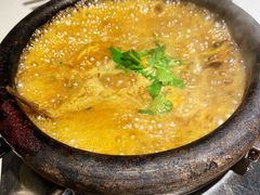 白洋淀石锅嘎鱼-小放牛炒菜馆(裕华万达店)