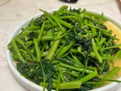 虾酱空心菜-丁字口海鲜热炒·烧烤大排档