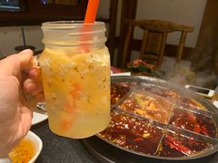 米酒桂花酿冰粉-纸盐河码头火锅(十八梯店)