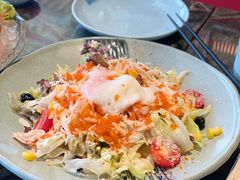 温泉蛋蟹肉沙拉-炙柒Sekinana·精致料理 烧鸟·铁板烧(海上世界店)