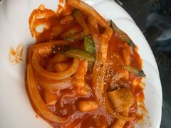 鱼饼炒年糕-桃园中华料理炸酱面(燕儿岛路店)