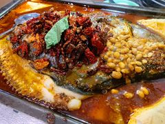 重庆豆花烤鱼-探鱼·鲜青椒爽麻烤鱼(中天广场店)