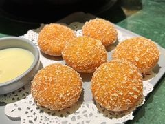 网红雪花南瓜饼-麻田会 ·鲜活现烹·牛蛙火锅(珠江新城维家思广场店)