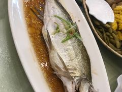 清蒸白水鱼-锦江中华村农家乐饭庄