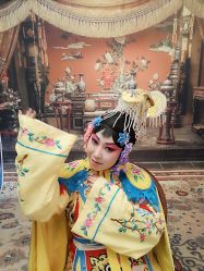-后宫·古装汉服京剧儿童亲子全家福摄影