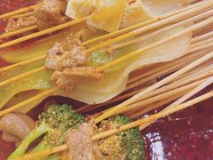 -拈签一笑黄牛肉辣卤串串