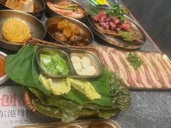 -草家酱蟹炭火烤肉店(珲春南路二店)