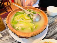 芥菜咸蛋肉碎汤-紫金食坊(江南西路店)